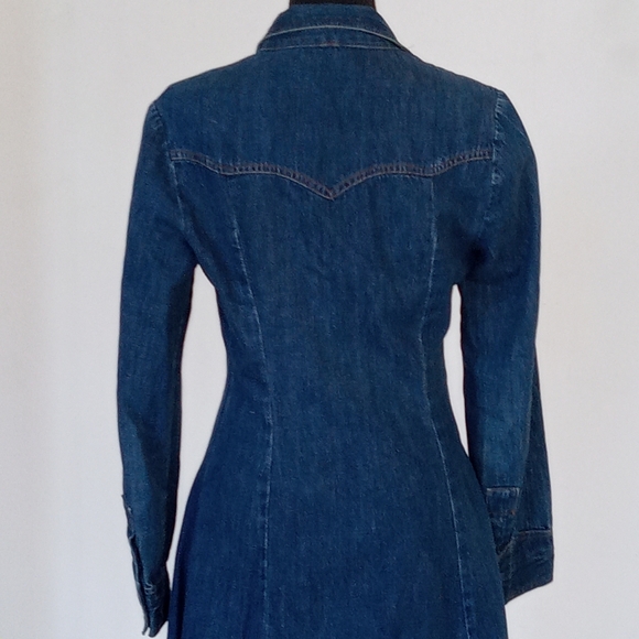 Vintage denim dress - Picture 6 of 14